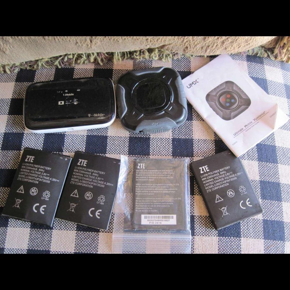 Internet Hot Spots & Extra Batteries Please Read! ZTE T-Mobile UMX Tracfone MBB